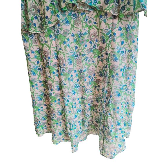 Anthropologie Tracy Reese Crochet Dress Linen Silk Blend - Picture 4 of 7